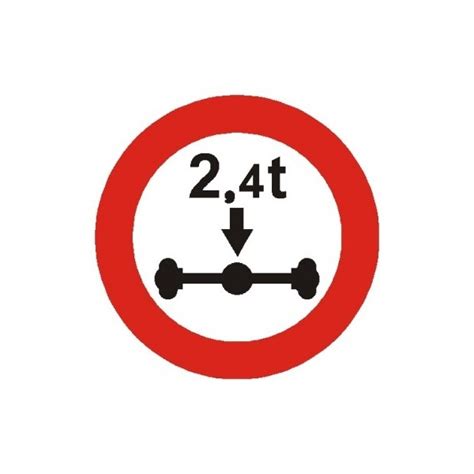 Limitación De Masa Por Eje Señales Circulares Y Stop Parking FÁcil