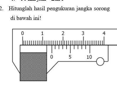 Detail Contoh Soal Pengukuran Jangka Sorong Koleksi Nomer