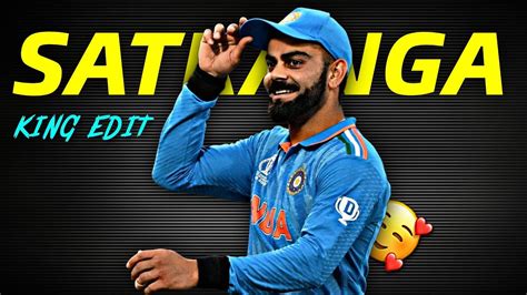 Virat Kohli X Satranga Ll Beat Sync Editlegacy Editz Youtube