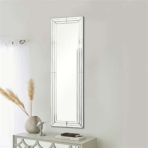 Triple Edge Rectangle Full Length Wall Mirror Dunelm