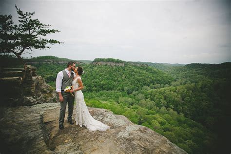 Weddings In The Red River Gorge Kentucky My Tiny Wedding In The Red