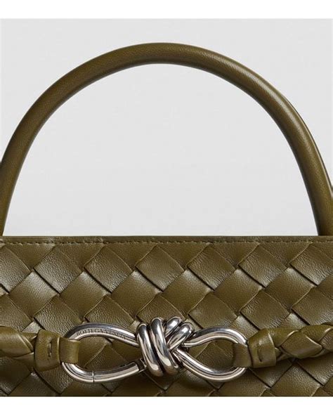 Bottega Veneta Large Leather Andiamo Shoulder Bag In Green Lyst