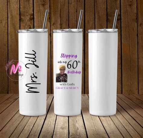 60th Birthday Tumblers Adults Birthday Favors Party Favors Etsy