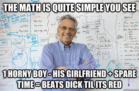 The Math Is Quite Simple You See Horny Boy His Girlfriend Spare Time Beats Dick Til Its