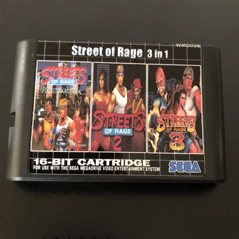 Street Of Rage Cartucho De Jogos Em Para Sega Genesis Mega Drive