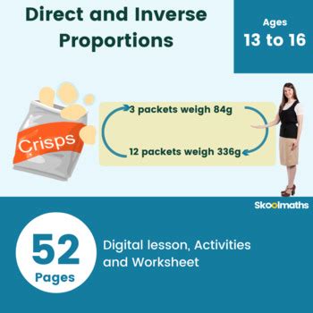 Direct Inverse Proportions 9th 10th Grades GCSE 1 9 TpT