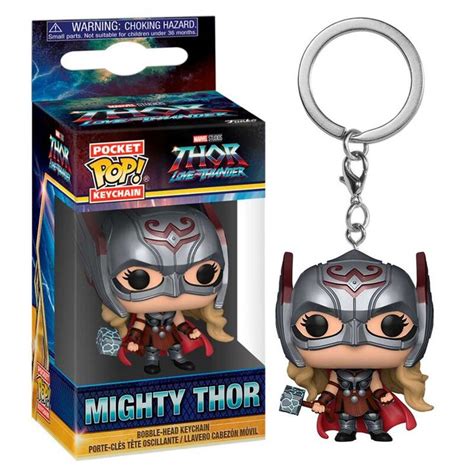 Pocket Pop Keychain Thor Love And Thunder Mighty Thor Vinyl Fiugre