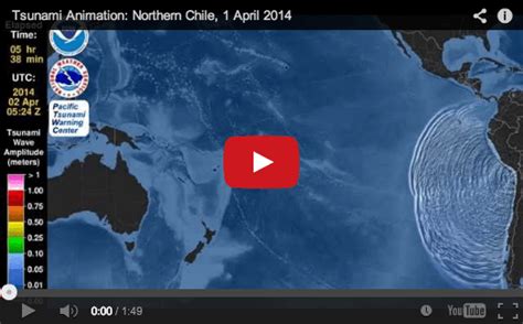 チリ地震の津波が海を超える様子がわかるシミュレーション動画 Wiredjp