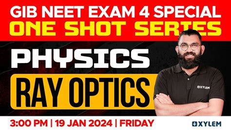 GIB NEET Exam 4 Special One Shot Series Physics Ray Optics