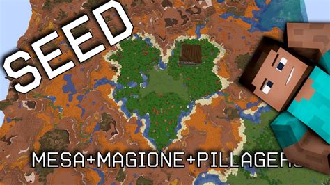 Seed Minecraft Spawn In Foresta A Forma Di Cuore Mesa Villaggio