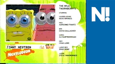 Nickelodeon The Wild Thornberrys Split Screen Credits June 12 2007