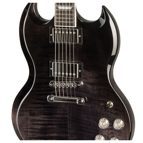 Disc Gibson Sg Modern Trans Black Fade At Gear Music