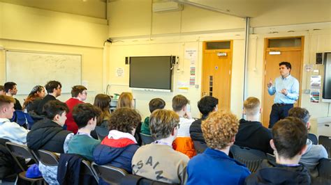 Employer Encounter Local MP Visits A Level Politics Students To Talk