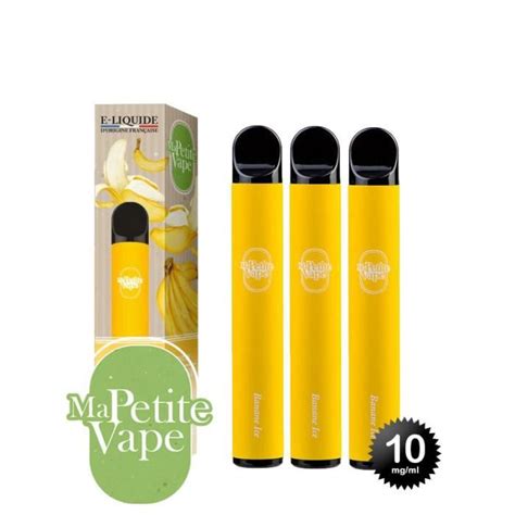 LOT DE 3 PUFFS MA PETITE VAPE SAVEUR BANANE ICE 10MG Cdiscount Au