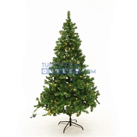 Kunstkerstboom Imperial Pine Prelit 210 Cm Hoog Groen 380 Lampjes