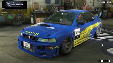 Karin Sultan Rs Classic Subaru Impreza 22b Sti Gta 5 Online Dlc