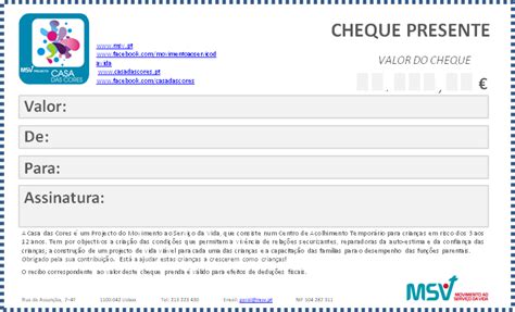 Cheque Presente