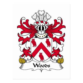 Wood Family Crest Postcards | Zazzle