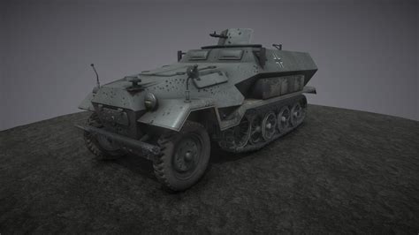 Sd Kfz 251 - 3D model by aim.gripp [1d87f39] - Sketchfab