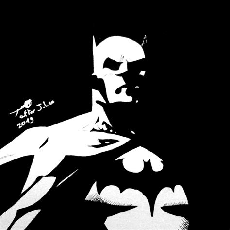 Batman Logo Black And White