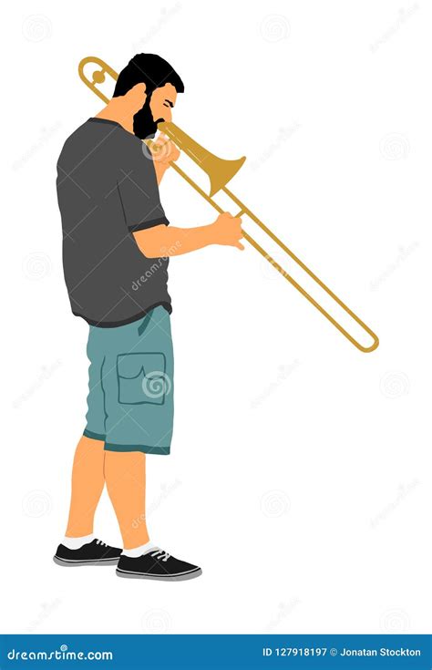 Trombone Player Cartoon