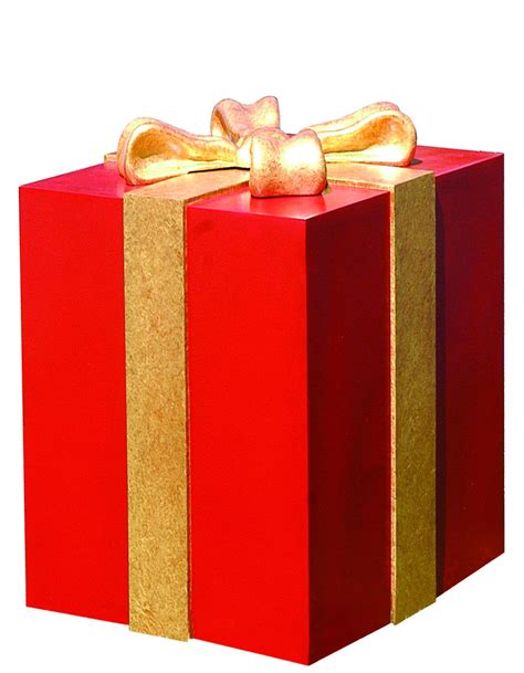 48 Fiberglass T Box With Bow Commercial Christmas Supply