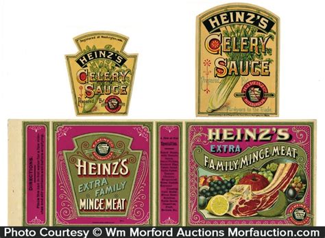 Vintage Heinz Labels • Antique Advertising