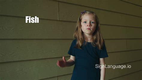 Fish In ASL Example 9 American Sign Language