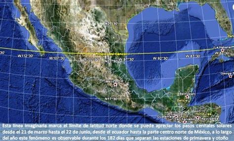 Tropic Of Cancer Mexico Map Map