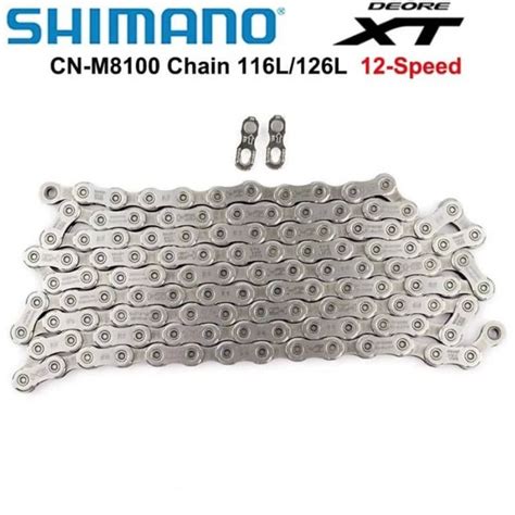 Original Shimano XT Ultegra M8100 Chain 12 Speed 126L 116L MTB RB XT