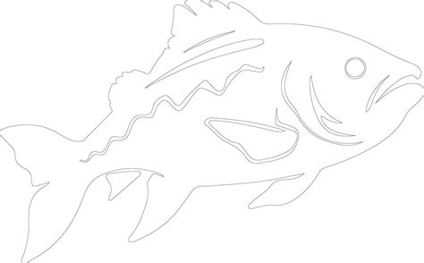 Dunkleosteus outline silhouette 38829978 Vector Art at Vecteezy