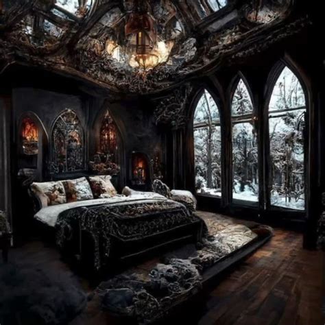 Gothic Bedroom Aesthetic | Dark Home Decor