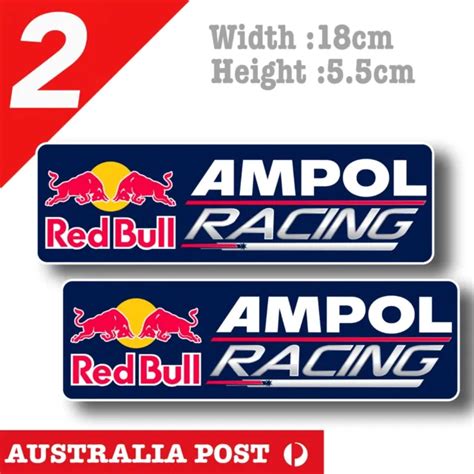 RED BULL AMPOL Racing , Red BULL AMPOL Racing Badge Stickers $7.80 ...