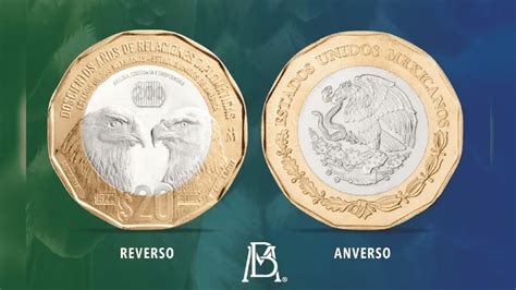 México Presenta Banxico nueva moneda de 20 pesos