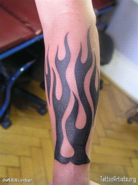 Flame Forearm Tattoo - orientfrau