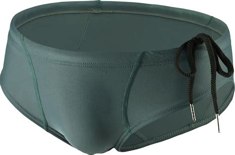 Gzhlonkima Mens Swim Briefs Bikini Sport Swimwear Bathing Suit Solid Sexy Swimsuit With