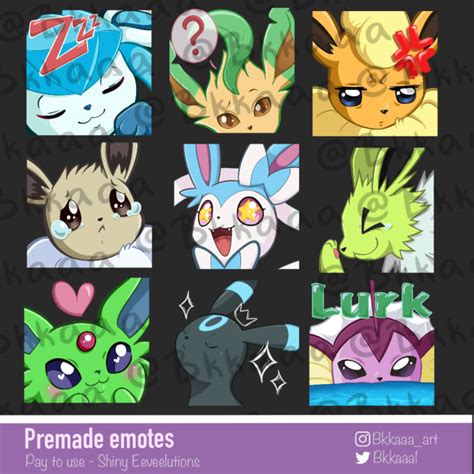 Art Collectibles Digital Drawing Illustration Cute Shiny Pokemon