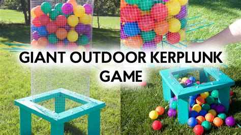 Diy Giant Outdoor Kerplunk Game Decoart® Youtube