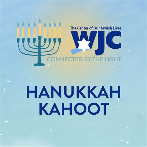 Hanukkah Kahoot Westchester Jewish Center Conservative Synagogue
