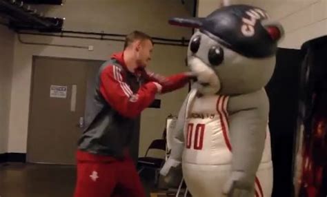 Houston Rockets Mascot Hilariously Terrorizes Players [Video]