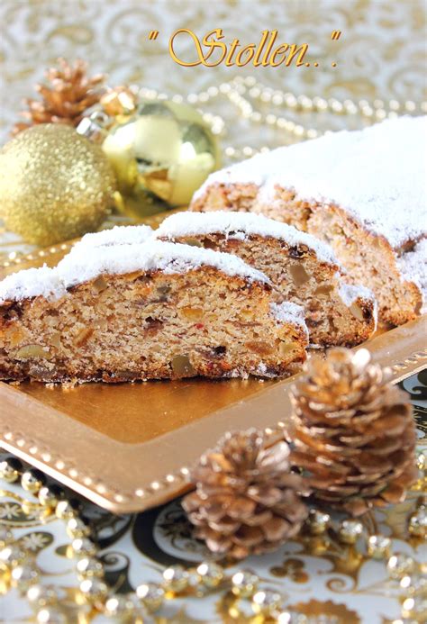 Stollen Gâteau de Noël traditionnel Allemand Les Gourmandises