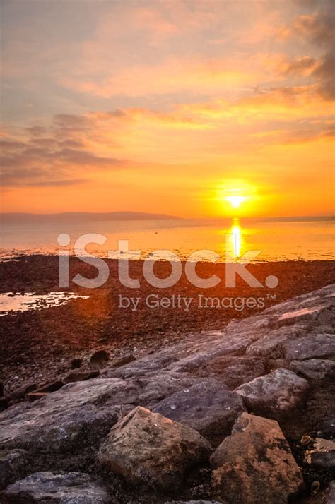 Sunset Over Galway Bay Stock Photo | Royalty-Free | FreeImages