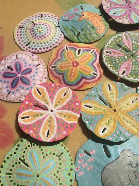 Easter Sand Dollars Sand Dollar Art Sand Dollar Craft Seashell Crafts