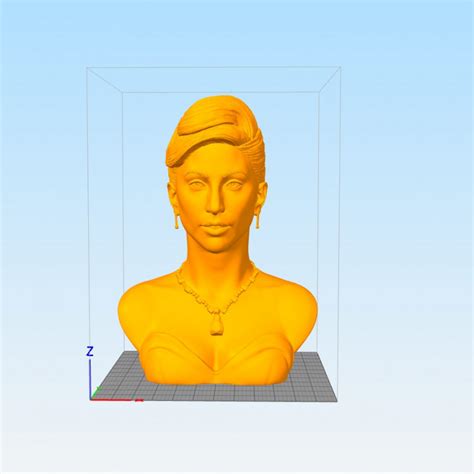 Lady Gaga Bust Stl 3d Print Files