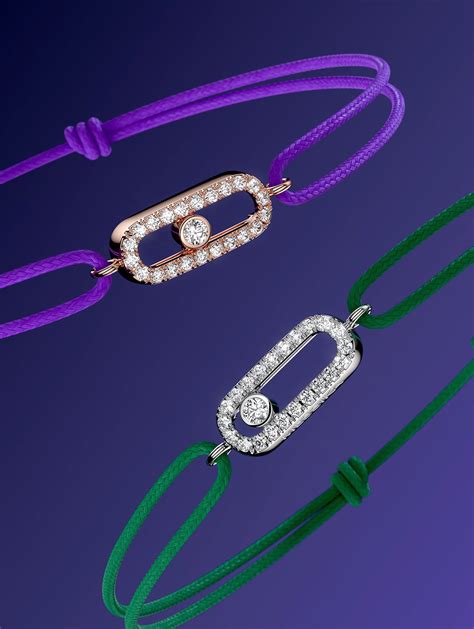 Bracelets Cordon Diamant Move Uno Bijoux Or Et Diamant Messika