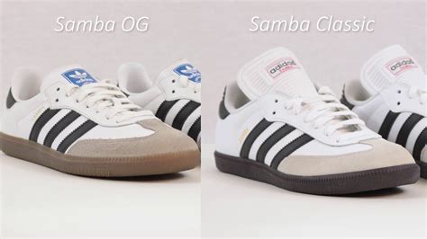 Comparing The Adidas Samba Og And Samba Classics Whats The