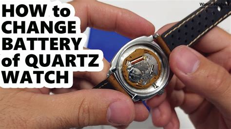 How To Change Quartz Watch Battery Youtube