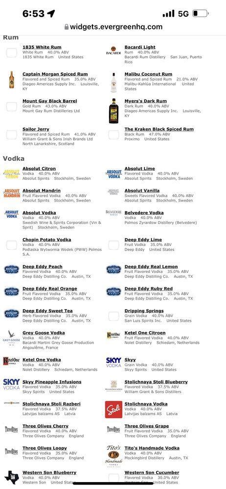 Menu at Kirby Ice House pub & bar, Houston, Gessner Rd