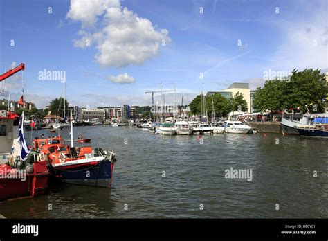 The Floating Harbour Area Of Bristol Uk During The Harbour Festival