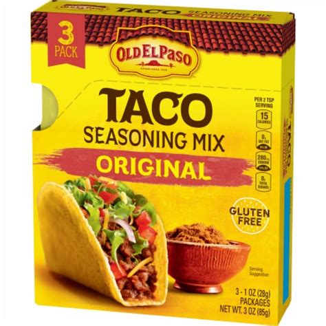 Old El Paso Original Taco Seasoning Mix Ct Oz Kroger